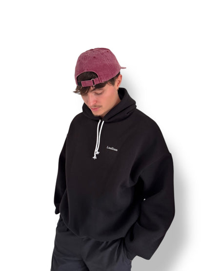Sweat à capuche « Noir » Lucilum - Signature logo dos