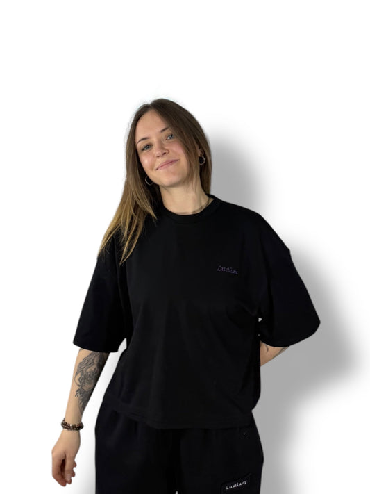 Tee-shirt mi-long « noir »