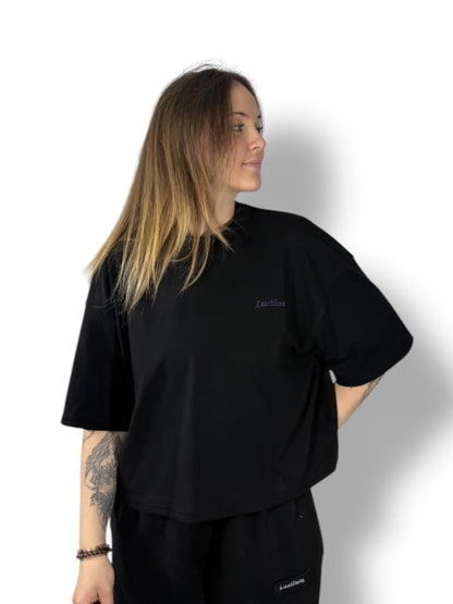 Tee-shirt mi-long « noir »