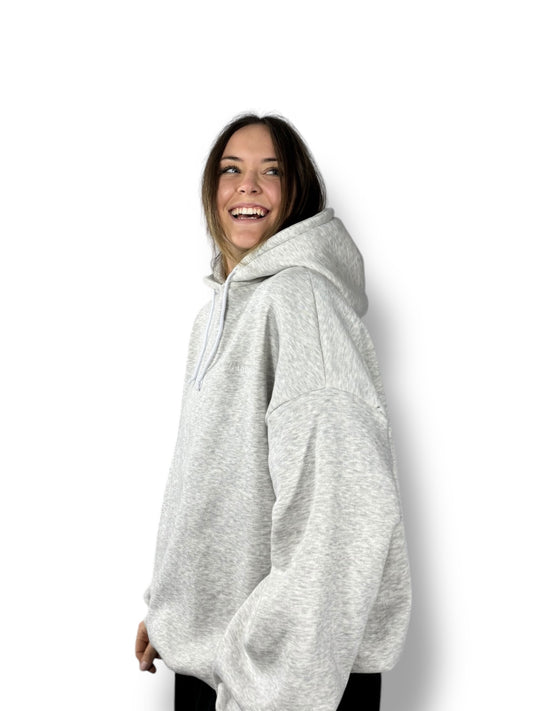 Sweat à capuche « Gris chiné »