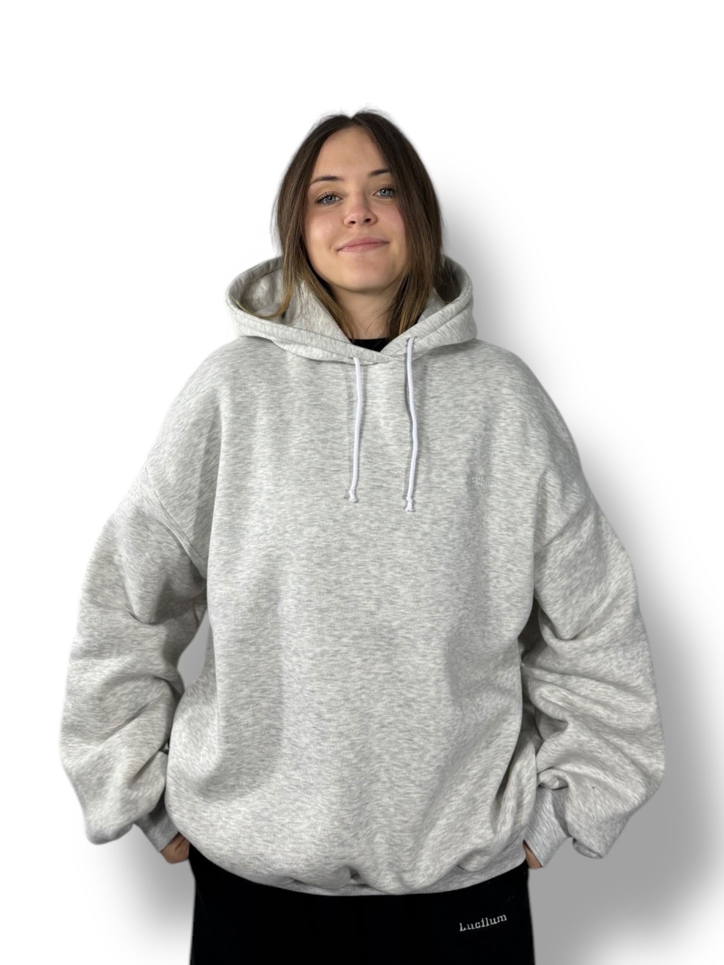 Sweat à capuche « Gris chiné »