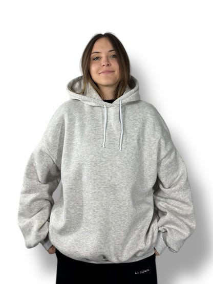 Sweat à capuche « Gris chiné »