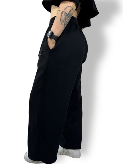 Jogging coupe droite Oversize « Noir » sur mesure