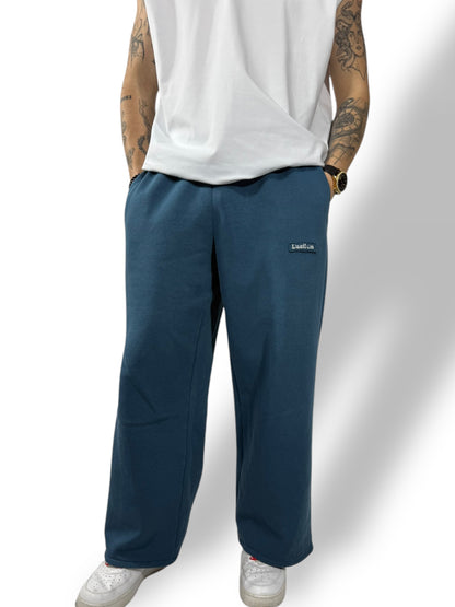 Jogging coupe droite Oversize « Bleu pétrole » sur mesure