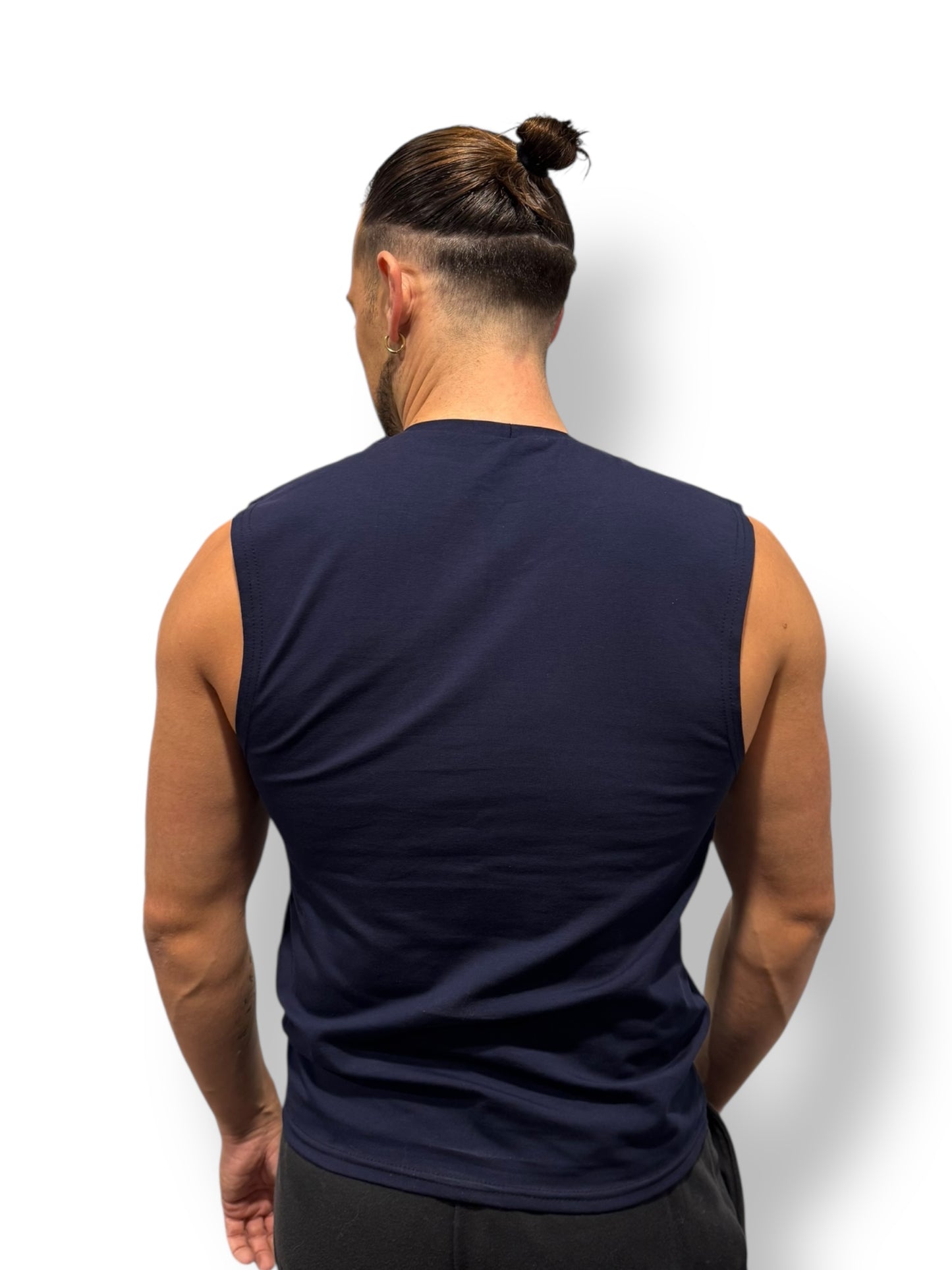 Débardeur Lucilum "Bleu marine" moulant