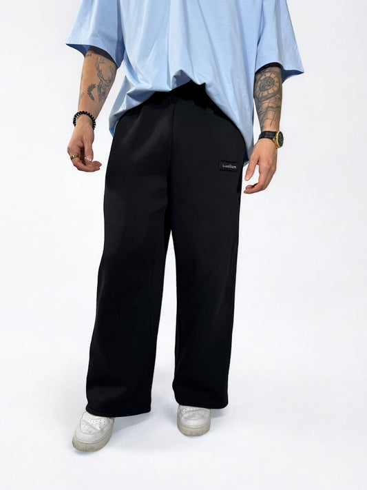 Jogging sur mesure coupe droite Oversize « Noir »