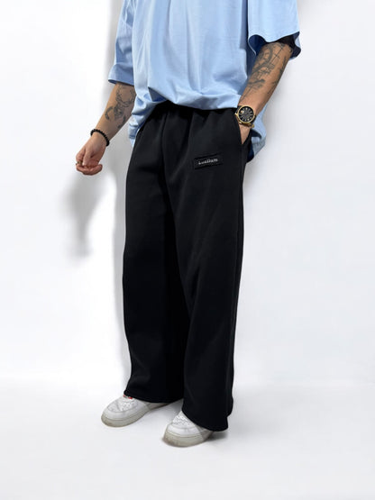 Jogging sur mesure coupe droite Oversize « Noir »