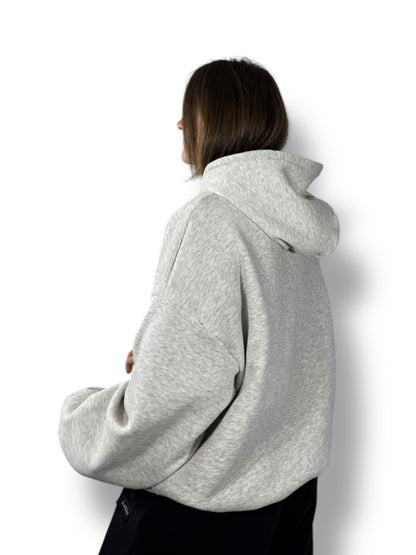 Sweat à capuche « Gris chiné »