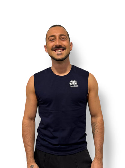 Débardeur Lucilum "Bleu marine" moulant