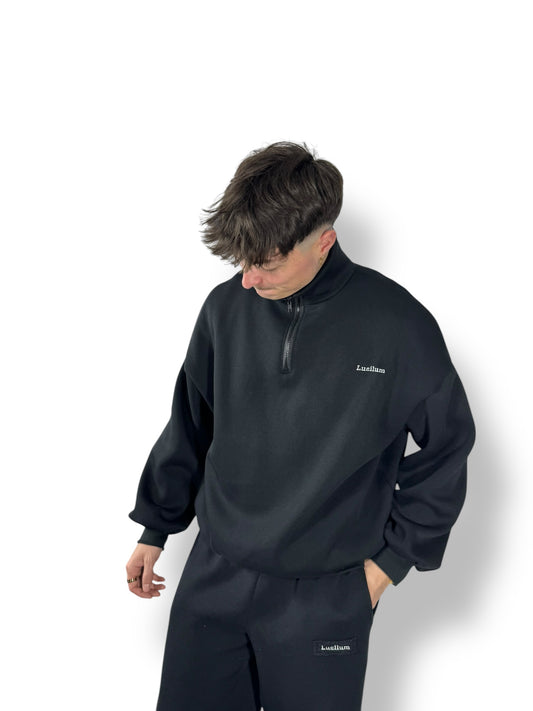 Sweats 1/4 zip « Noir »