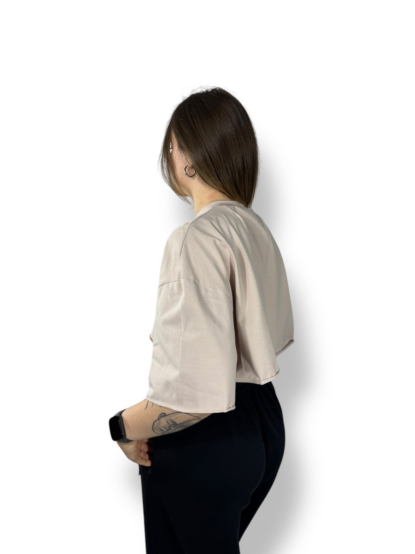 Crop top « Crème »