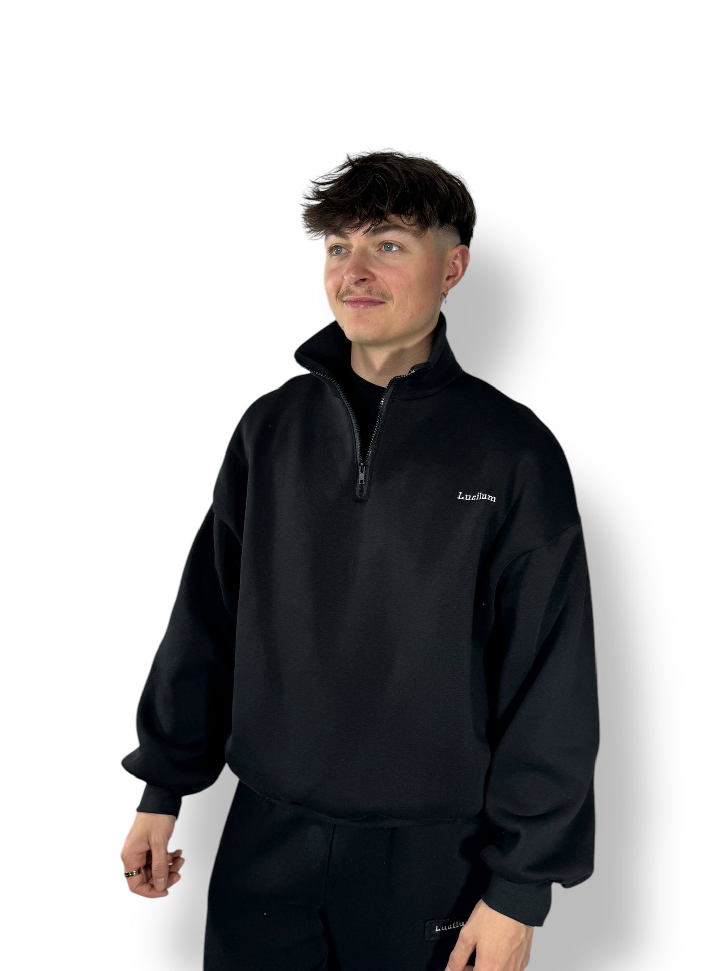 Sweats 1/4 zip « Noir »