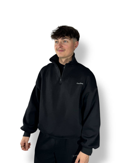 Sweats 1/4 zip « Noir »