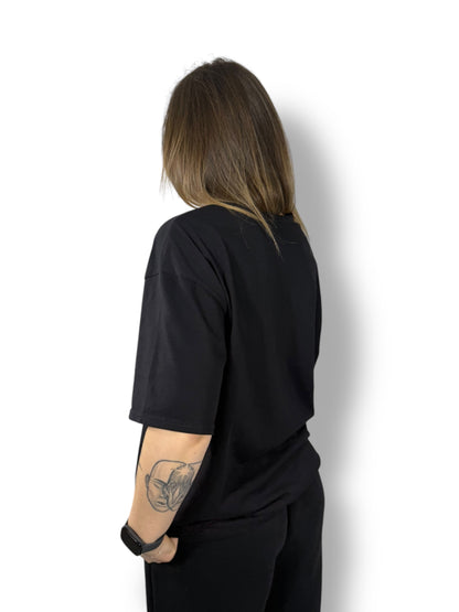 Tee-shirt long « noir »