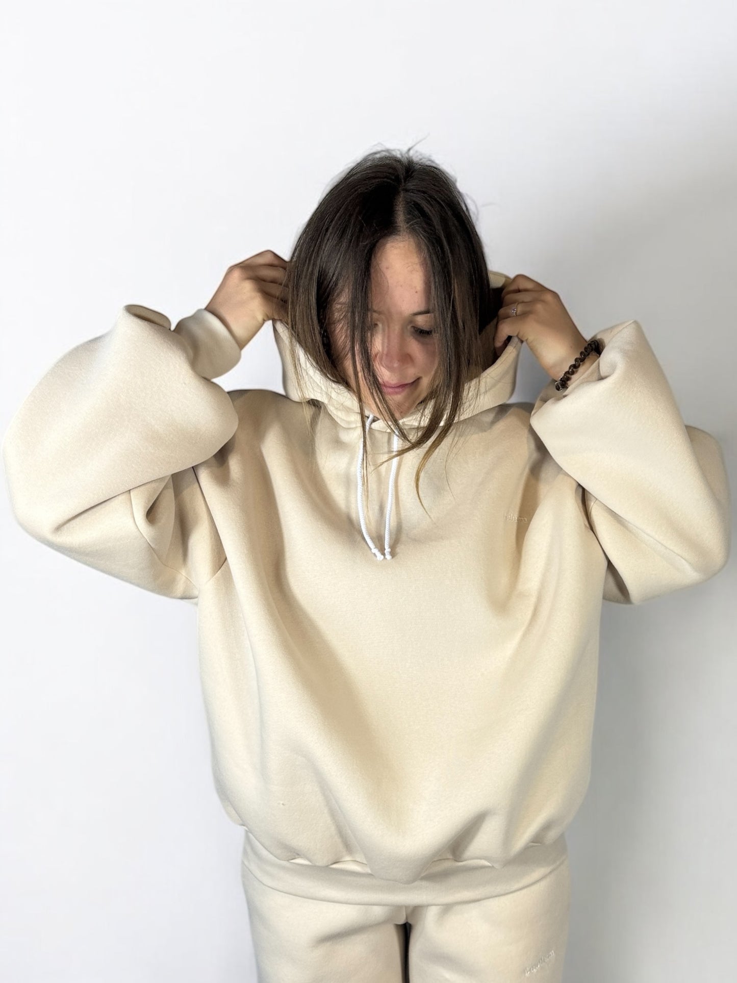 Sweat à capuche « Vanille »